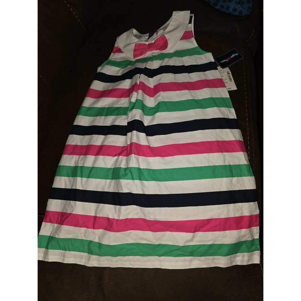 Gymboree playful poppies striped‎ dress size 5t nwt